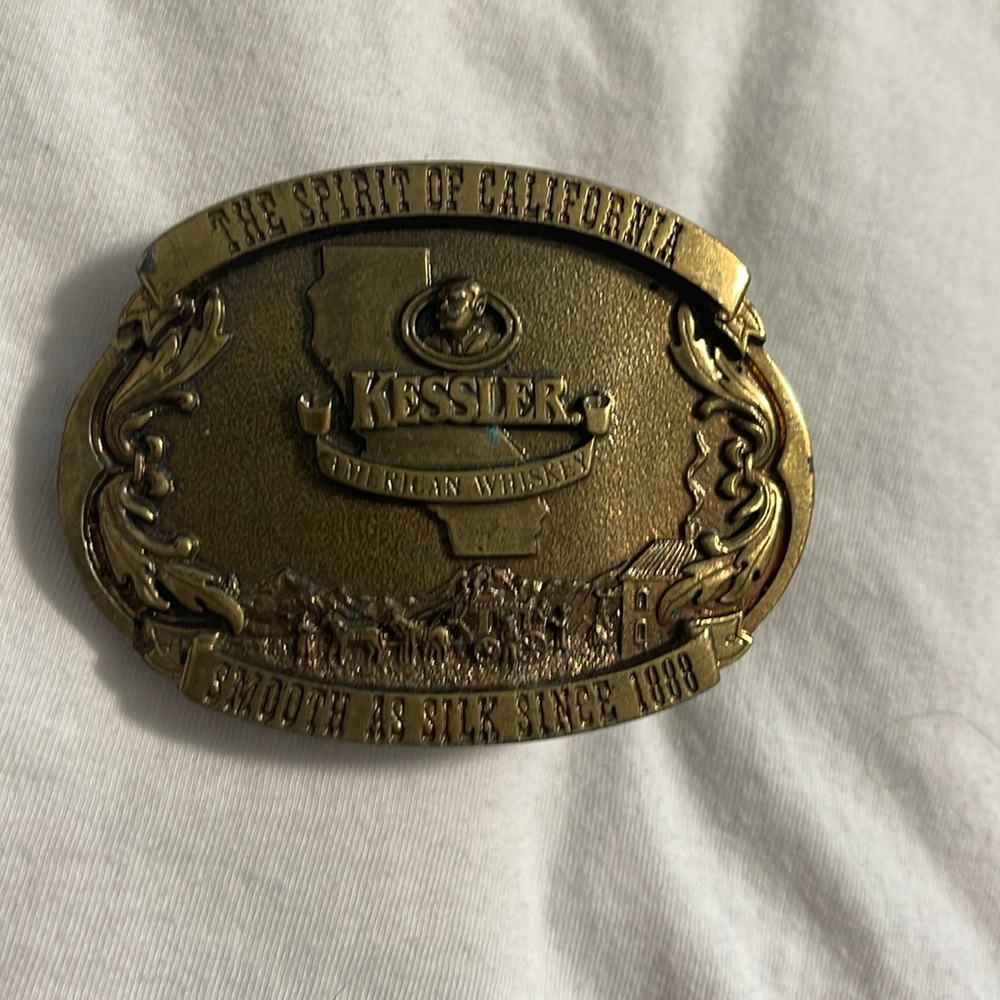 Kessler vintage belt buckle California spirit